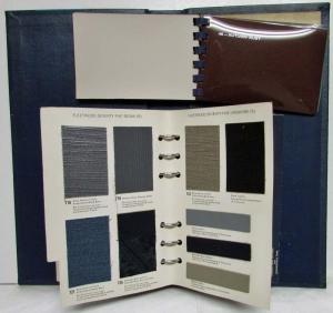 1966 Cadillac Dealer Album Color & Upholstery Selections Fabric Paint Samples