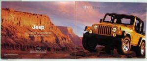 2006 Jeep TJ Wrangler Sales Brochure Rubicon Unlimited Sport SE - Canadian