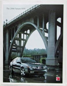 2006 Saturn ION 2 3 Red Line Sales Brochure Original