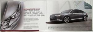 2009 Citroen C5 Saloon & Tourer Sales Brochure - UK Market