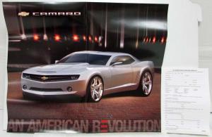 2006 Chevrolet Camaro Concept Sales Folder/Poster