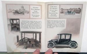 1915 Willys Overland Model 80 Touring Roadster Coupe Sales Brochure Original