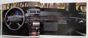 2009 Mercedes Benz E Class Dealer Prestige Sales Brochure Features Specs Options