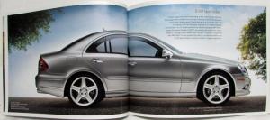 2009 Mercedes Benz E Class Dealer Prestige Sales Brochure Features Specs Options