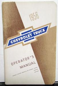 1956 Chevrolet Light Medium Heavy Duty Truck Canadian Owners Manual ORIGINAL