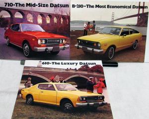 1975 Datsun B-210 610 710 Dealer Sales Brochure Collection