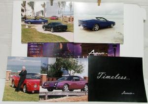 2002 Avanti Press Kit Portfolio Color Photos Sales Brochure Convertible T Top