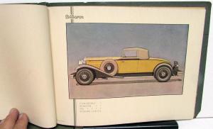 1930 1931 LeBaron Salon Custom Bodies Brochure Lincoln Packard Pierce-Arrow