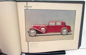 1930 1931 LeBaron Salon Custom Bodies Brochure Lincoln Packard Pierce-Arrow