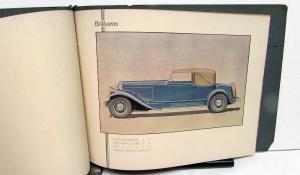 1930 1931 LeBaron Salon Custom Bodies Brochure Lincoln Packard Pierce-Arrow