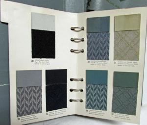 1964 Cadillac Dealer Album Color & Upholstery Selections - 62 Eldorado Fleetwood