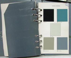 1964 Cadillac Dealer Album Color & Upholstery Selections - 62 Eldorado Fleetwood