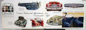 1946 Lincoln & Continental V-12 Sedan Club Coupe Cabriolet Sales Brochure Orig