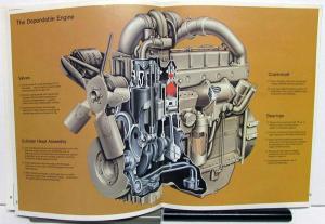 Late 1960s Caterpillar 1673C Truck Diesel Engine Dealer Sales Brochure Specs