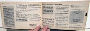 1978 Volkswagen Rabbit Owners Manual