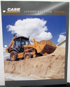 1997 Case 580 Super L Loader/Backhoe Dealer Sales Brochure Features Data Specs