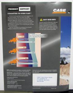 1997 Case 580 Super L Loader/Backhoe Dealer Sales Brochure Features Data Specs