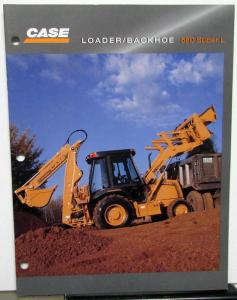 1996 Case 580 Super L Loader/Backhoe Dealer Sales Brochure Features Data Specs