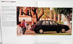 1989 GEO Spectrum Hatchback Coupe Sedan Sales Brochure Original