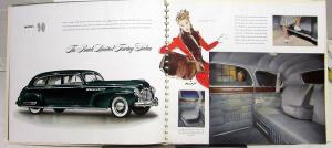 1941 Buick Limited Prestige Dealer Sales Brochure 90 Series Custom Bodies Rare