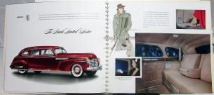 1941 Buick Limited Prestige Dealer Sales Brochure 90 Series Custom Bodies Rare