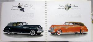 1941 Buick Limited Prestige Dealer Sales Brochure 90 Series Custom Bodies Rare