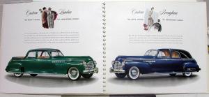 1941 Buick Limited Prestige Dealer Sales Brochure 90 Series Custom Bodies Rare