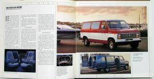 1990 Ford Club Wagon E Series Color Sales Brochure Oversized Original