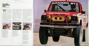 1990 Ford Ranger Reg Super Cab Pickup Trucks Sales Brochure Oversized Original