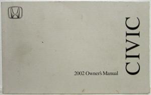 2002 Honda Civic Owners Manual