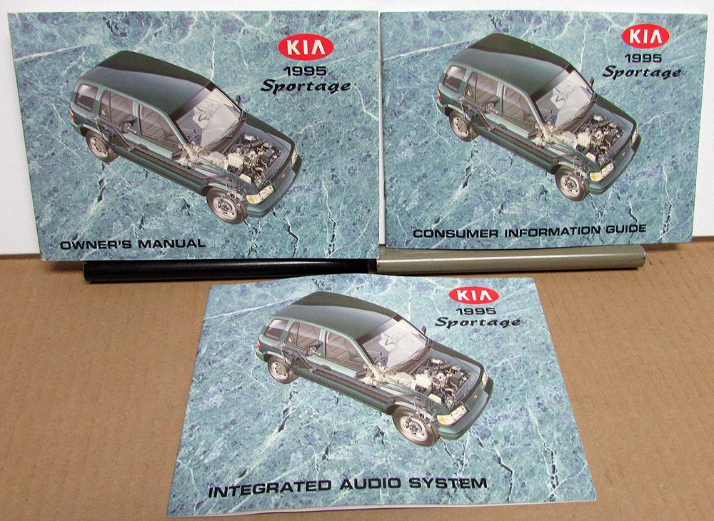 1995 Kia Sportage Owners Manuals