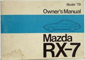 1979 Mazda RX-7 Owners Manual