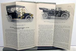 1911 Pratt Elkhart Models T F R L Features Specs Sales Brochure Original