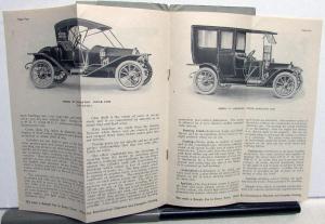 1911 Pratt Elkhart Models T F R L Features Specs Sales Brochure Original