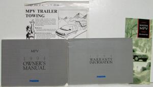 1994 Mazda MPV Owners Manual and Warranty Info & Accessories Tri-fold