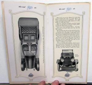 1916 REO NEW Six Model M Touring and N Roadster Sales Brochure Original