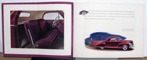 1941 Lincoln Zephyr V-12 Custom Interior Sedan Club Coupe Prestige Sale Brochure