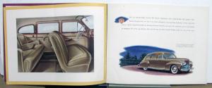 1941 Lincoln Zephyr V-12 Custom Interior Sedan Club Coupe Prestige Sale Brochure