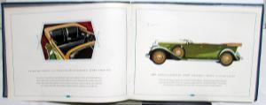 1932 Buick Eight Series 90 80 60 Prestige Sales Brochure Catalog Oversized Orig