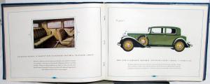 1932 Buick Eight Series 90 80 60 Prestige Sales Brochure Catalog Oversized Orig