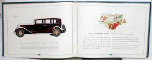 1932 Buick Eight Series 90 80 60 Prestige Sales Brochure Catalog Oversized Orig