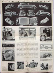 1934 Hupmobile Series 421-J Sedan Coupe Victoria Sales Folder Brochure Edition 2