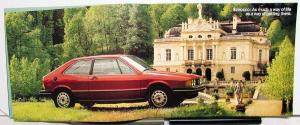 1979 Volkswagen Scirocco Sales Brochure