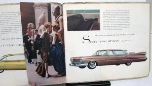 1959 Cadillac Prestige Brochure 62 Sedan DeVille Fleetwood 60 Eldorado 75 Limo