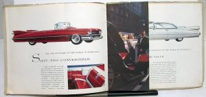 1959 Cadillac Prestige Brochure 62 Sedan DeVille Fleetwood 60 Eldorado 75 Limo