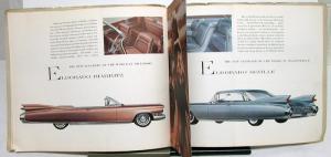 1959 Cadillac Prestige Brochure 62 Sedan DeVille Fleetwood 60 Eldorado 75 Limo