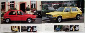 1982 Volkswagen VW All Models Sales Brochure - Japanese Text