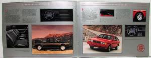 1984 Volkswagen VW Wolfsburg Limited Edition Models Sales Brochure