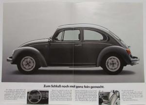 1988 Volkswagen VW The Last Beetle Sales Brochure - German Text