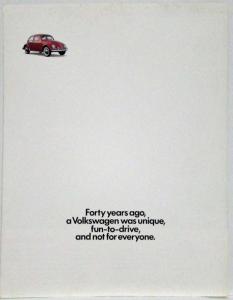 1989 Volkswagen VW Wolfsburg Limited Edition Sales Brochure Jetta Golf Vanagon